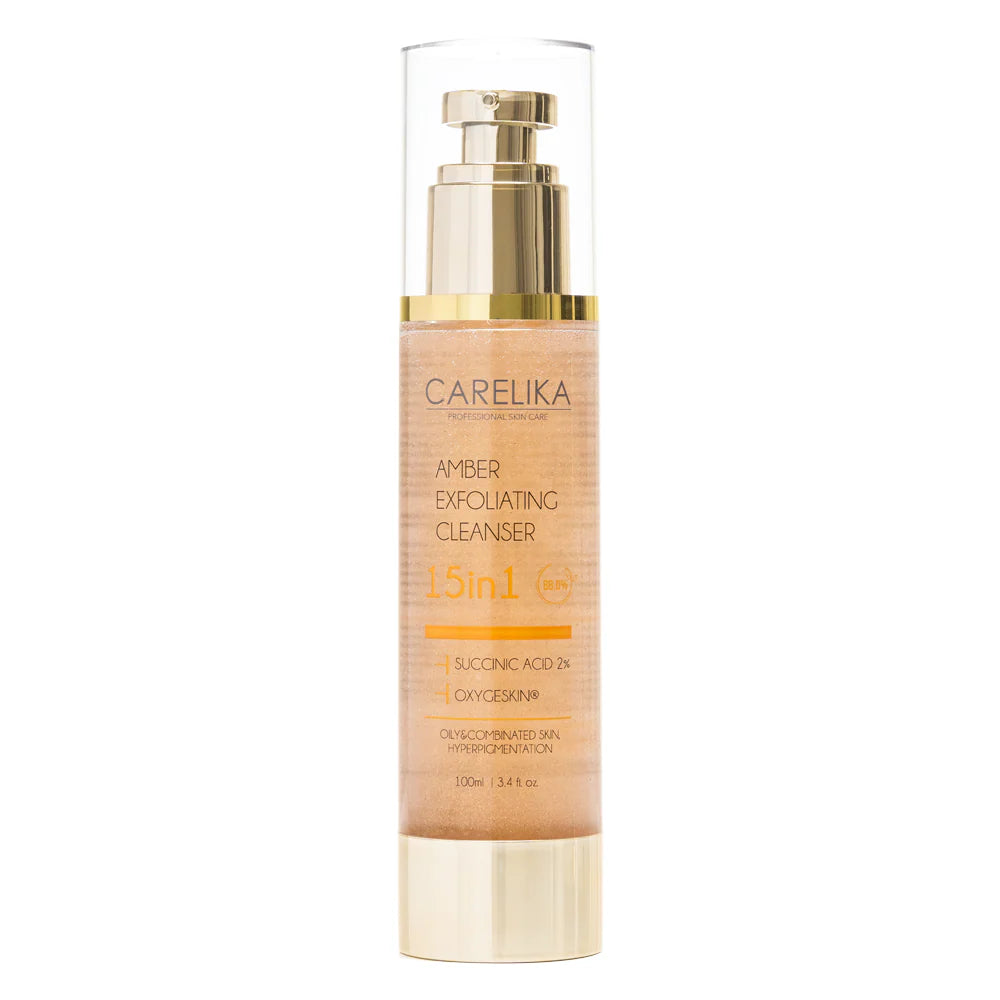 Amber exfoliating cleanser 15in1, by Carelika 100 ml