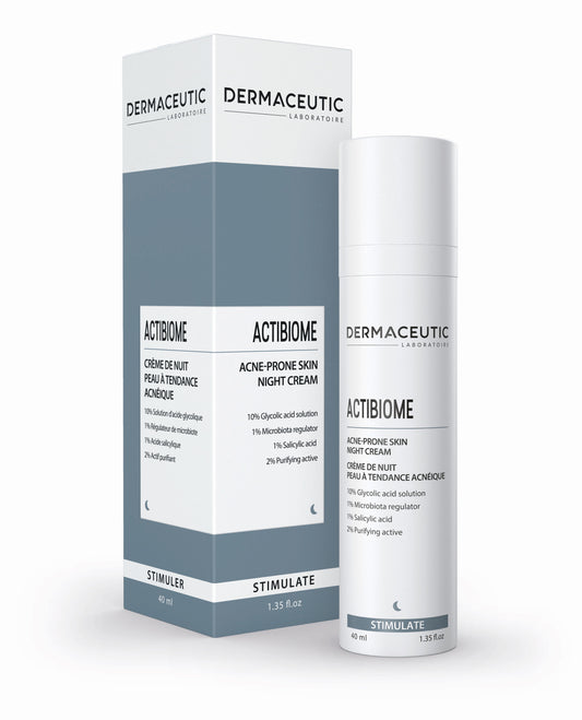 Dermaceutic Actibiome ночной крем для кожи, склонной к акне, 40 мл